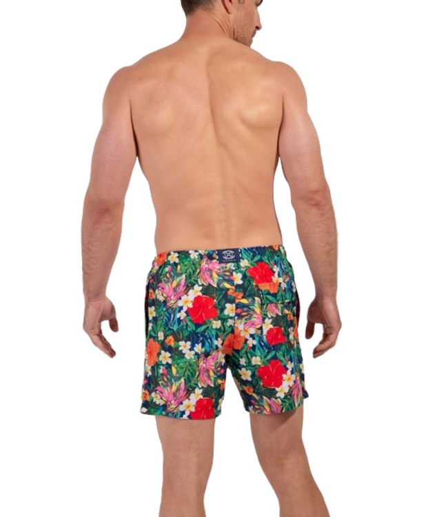HOM Peacock Beach Boxer Multico Print (Pre-order Februar 2026)