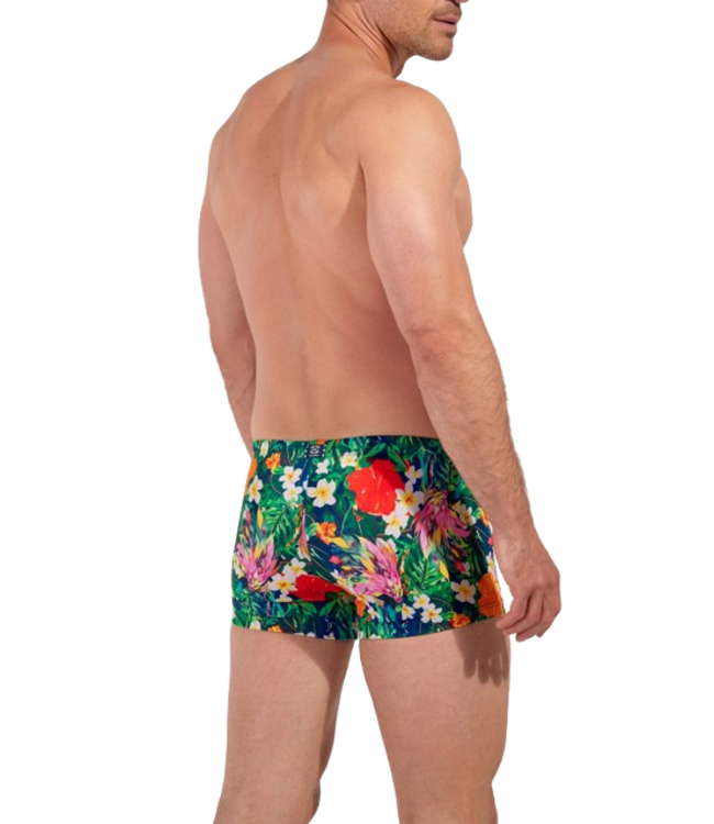 HOM Peacock Swim Shorts Multico Print