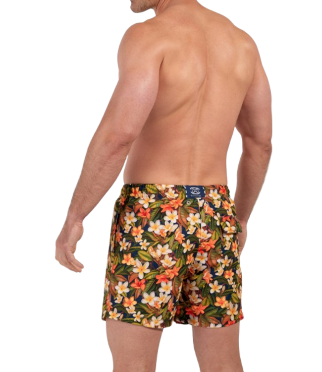 HOM Etna Beach Boxer Navy Print