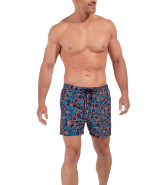 HOM Trapani Beach Boxer Navy Print (Pre-order Februar 2026)