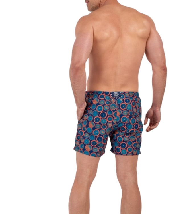 HOM Trapani Beach Boxer Navy Print (Pre-order Februar 2026)