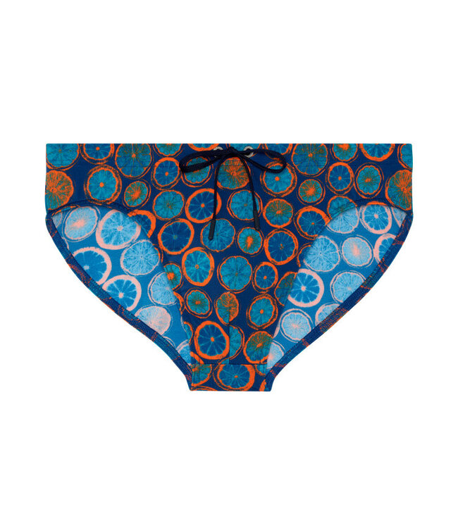 HOM Trapani Swim Mini Briefs Navy Print