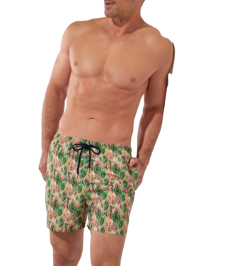 HOM Taormina Beach Boxer Green Print (Pre-order Februar 2026)