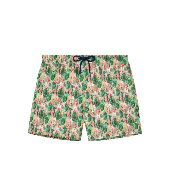 HOM Taormina Beach Boxer Green Print