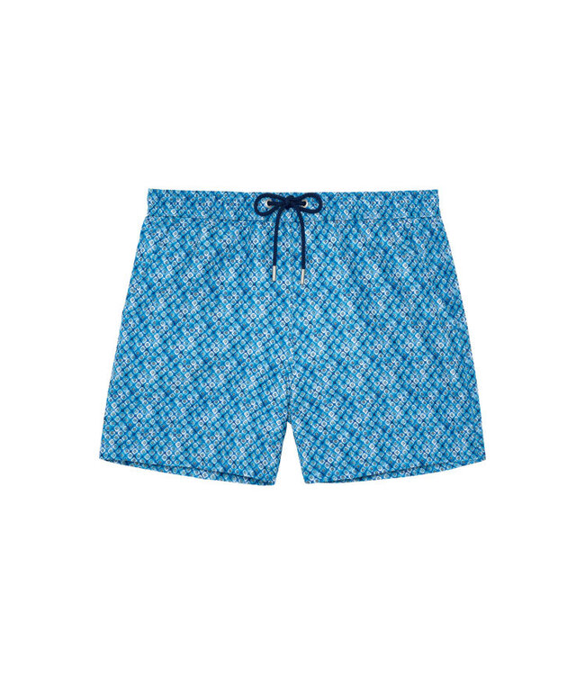 HOM Camaiore Beach Boxer Blue Print (Pre-order Februar 2026)