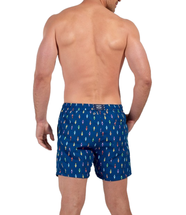 HOM Calcio Beach Boxer Navy Print (Pre-order February 2026)