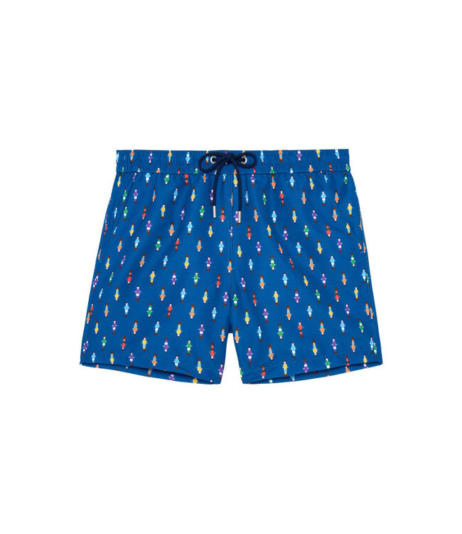 HOM Calcio Beach Boxer Navy Print (Pre-order February 2026)