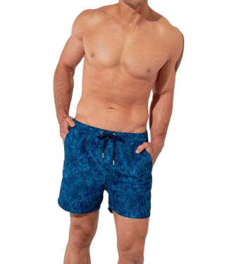 HOM Panarea Beach Boxer Blue Print
