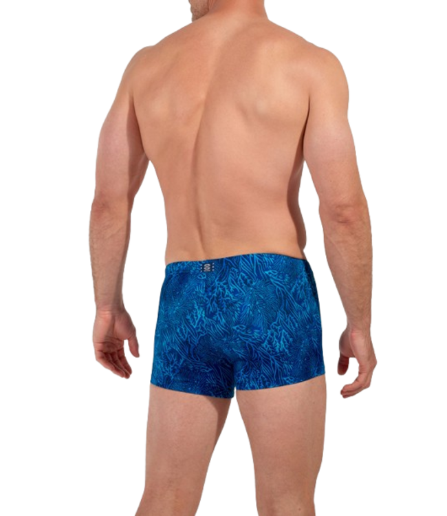 HOM Panarea Swim Shorts Blue Print (Pre-order February 2026)