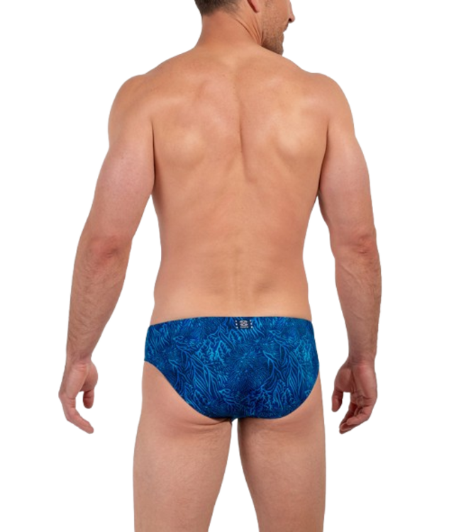 HOM Panarea Swim Mini Briefs Blue Print