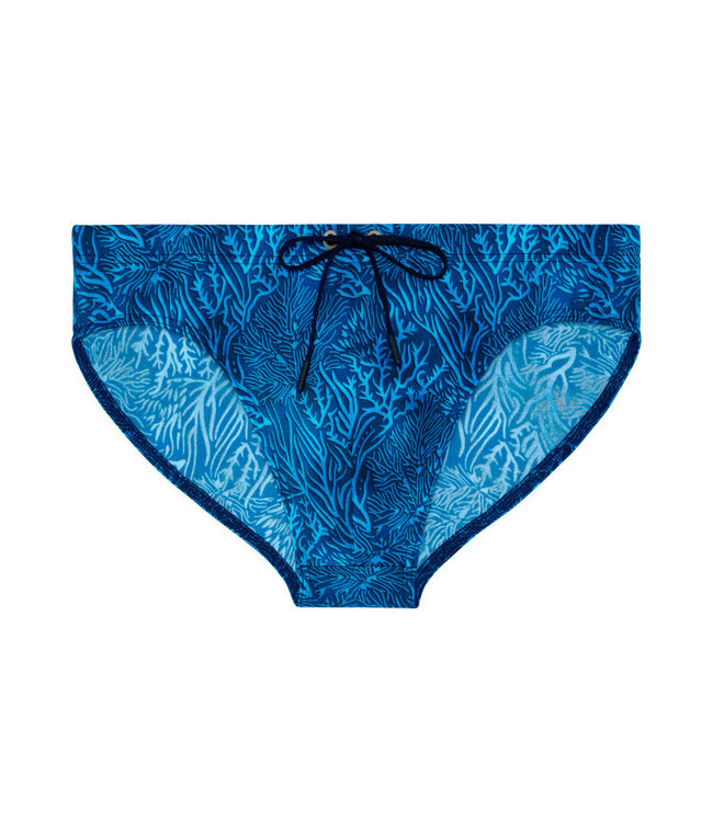 HOM Panarea Swim Mini Briefs Blue Print (Pre-order February 2026)