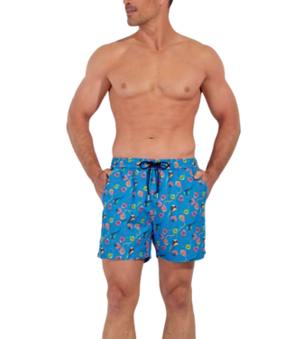 HOM Lido Beach Boxer Blue Print (Pre-order Februari 2026)