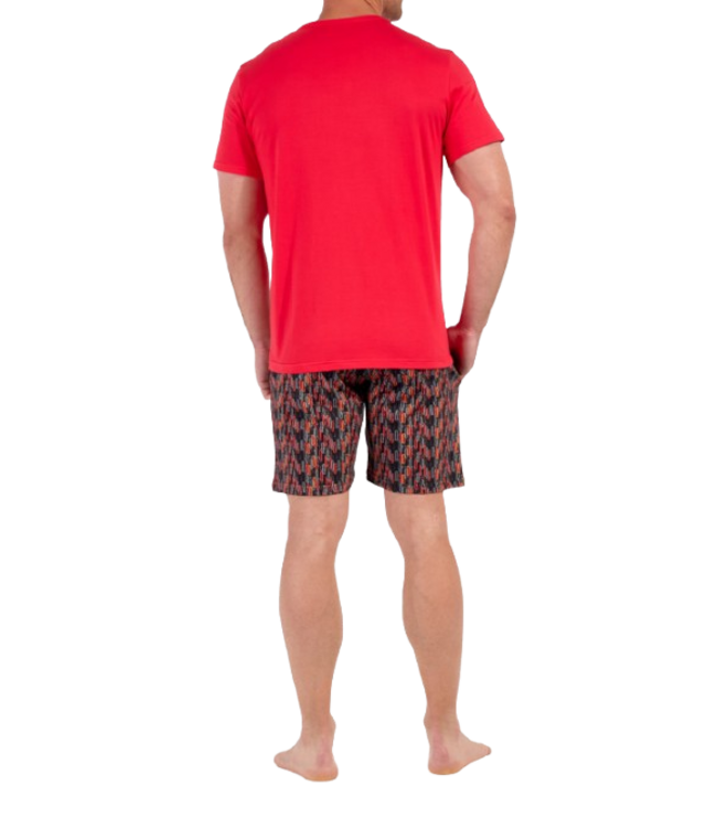 HOM Westgate Short Sleepwear Red Print (Pre-order February 2026)