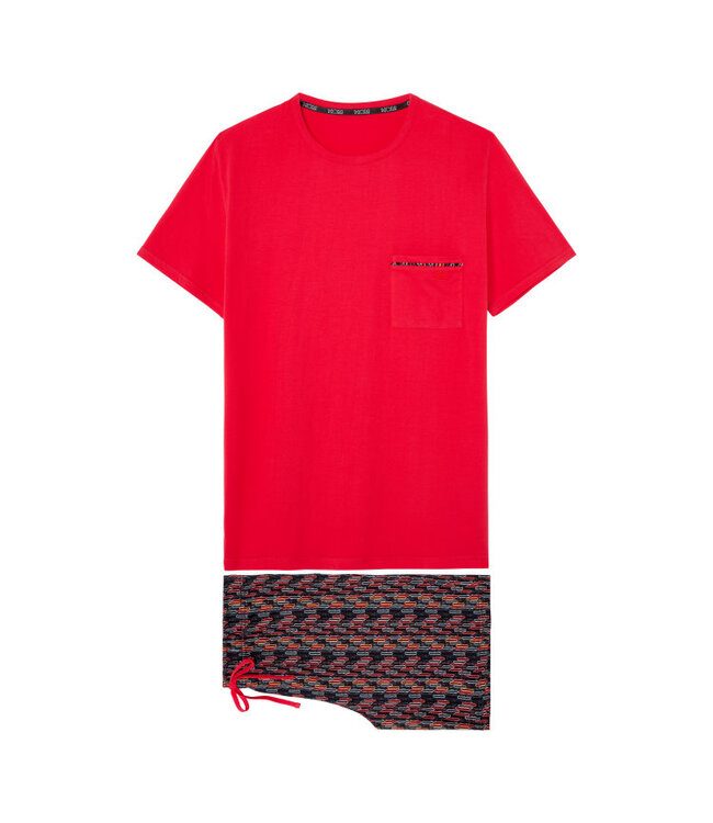 HOM Westgate Short Sleepwear Red Print (Pre-order February 2026)