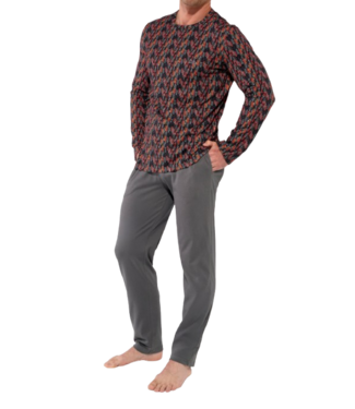 HOM Westgate Long Sleepwear Red Print (Pre-order February 2026)