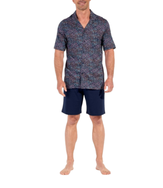 HOM Vineyard Short Sleepwear Navy Print (Pre-order February 2026)