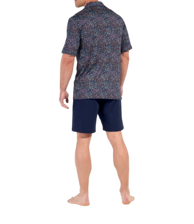 HOM Vineyard Short Sleepwear Navy Print (Pre-order February 2026)