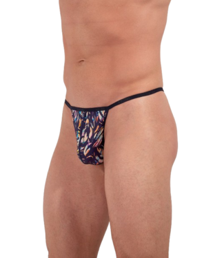 HOM Viscaya G-String Navy Print (Pre-order February 2026)