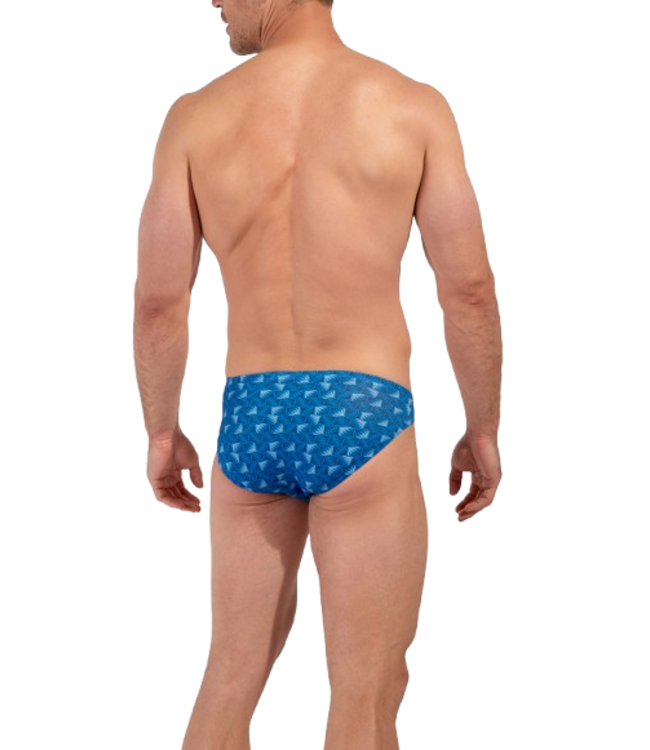 HOM Beachcomber Comfort Micro Briefs Blue Print (Pre-order February 2026)