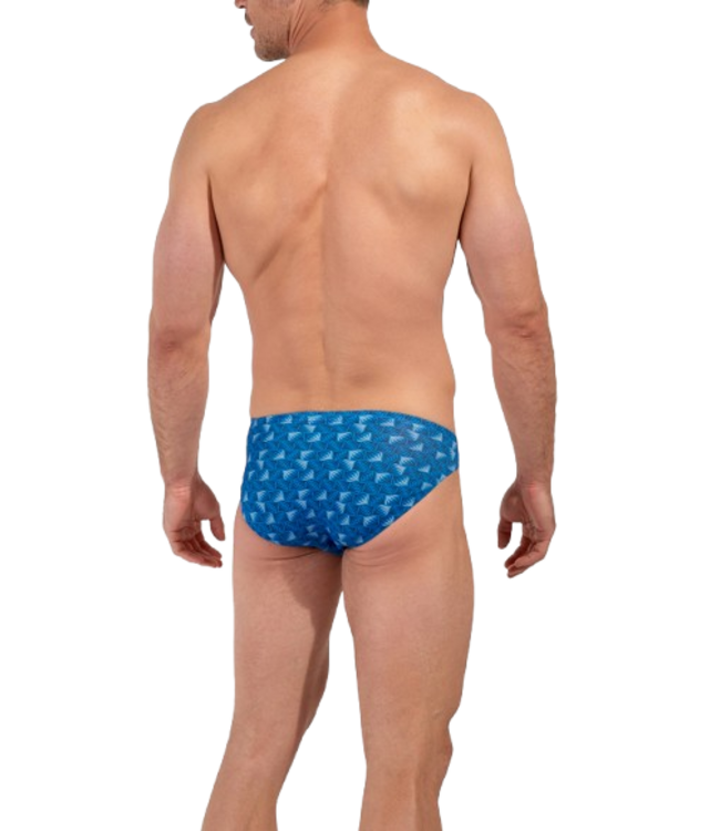 HOM Beachcomber Comfort Micro Briefs Blue Print