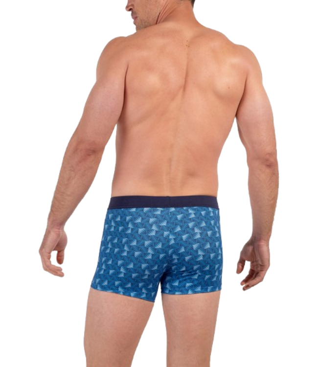HOM Beachcomber Comfort Boxer Briefs HO1 Blue Print (Pre-order Februari 2026)