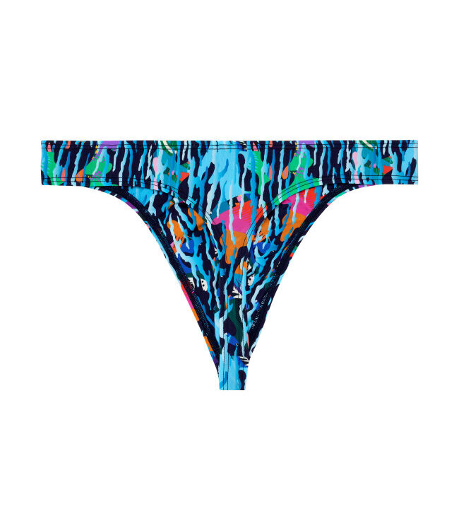 HOM Funky Styles G-String Navy Blue Print