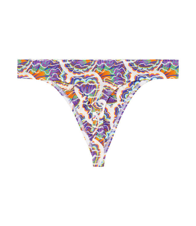 HOM Funky Styles G-String White Print