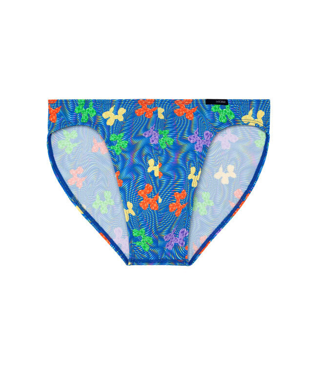 HOM Funky Styles Comfort Micro Briefs Blue Print (Pre-order April 2026)