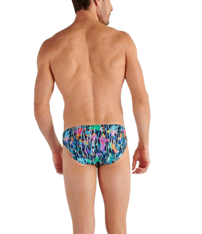 HOM Funky Styles Comfort Micro Briefs Navy Blue Print (Pre-order April 2026)