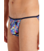 HOM Funky Styles Tanga Briefs Navy Print