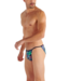 HOM Funky Styles Tanga Briefs Navy Blue Print