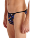 HOM Funky Styles Tanga Briefs Black Print