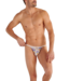 HOM Funky Styles Tanga Briefs White Print