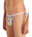 HOM Funky Styles Tanga Briefs White Print