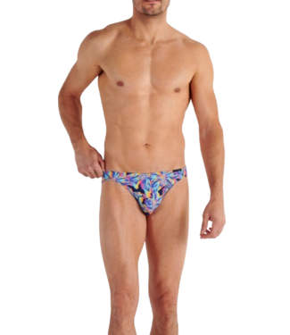 HOM Funky Styles Comfort Micro Briefs Navy Print (Pre-order April 2026)