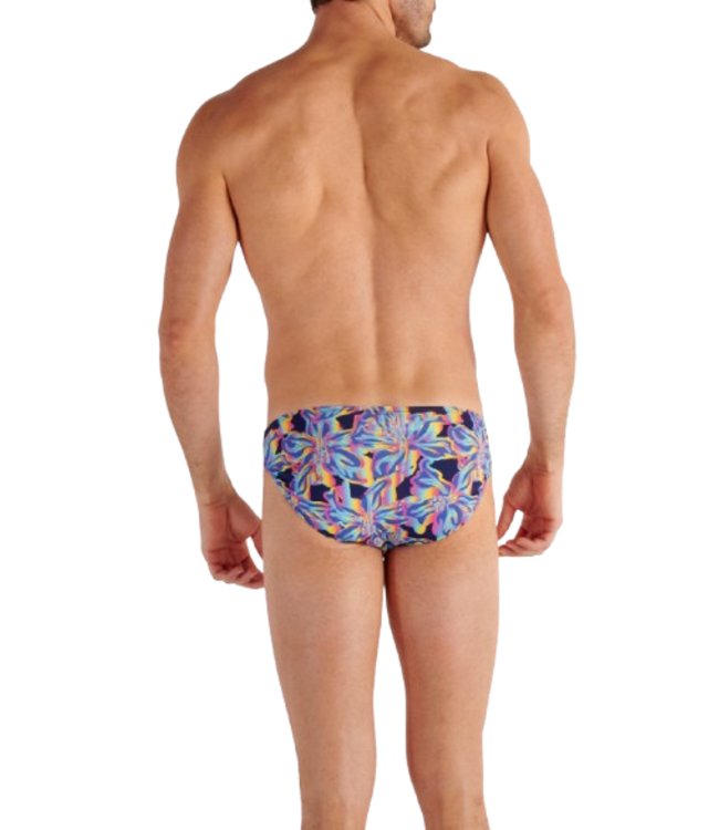 HOM Funky Styles Comfort Micro Briefs Navy Print (Pre-order April 2026)