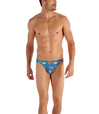 HOM Funky Styles Comfort Micro Briefs Blue Print (Pre-order April 2026)