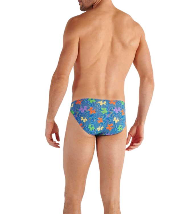 HOM Funky Styles Comfort Micro Briefs Blue Print (Pre-order April 2026)