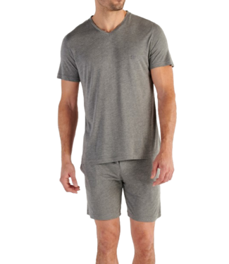 HOM Cocooning Tee-Shirt V-Neck Grey