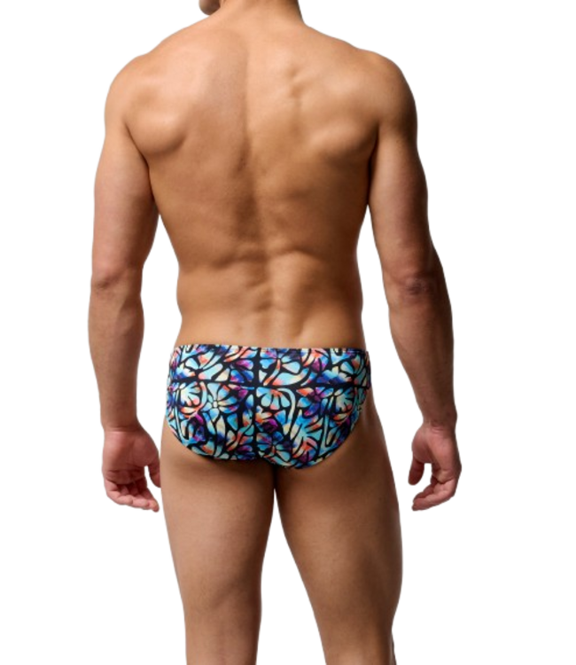 HOM Funky Styles Comfort Micro Briefs Blue Print (Vorbestellung Oktober 2026)