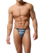HOM Funky Styles Tanga Briefs Blue Print (Vorbestellung Oktober 2026)