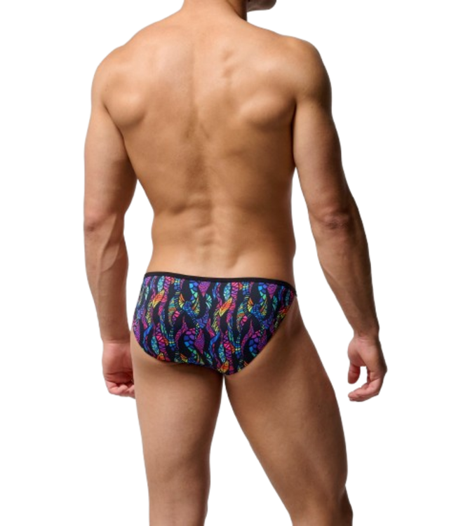 HOM Funky Styles Tanga Briefs Black Print (Vorbestellung Oktober 2026)