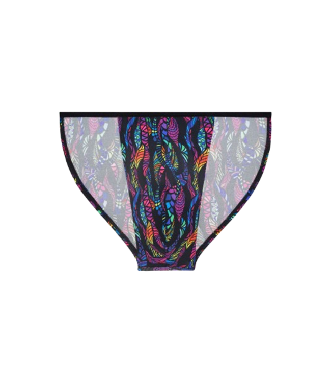 HOM Funky Styles Tanga Briefs Black Print (Vorbestellung Oktober 2026)