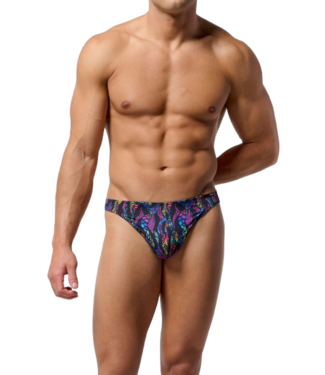 HOM Funky Styles G-String Black Print (Vorbestellung Oktober 2026)