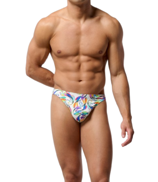 HOM Funky Styles G-String White Print (Pre-order Outubro 2026)