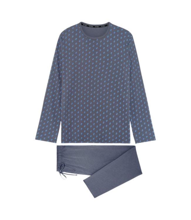 HOM Paisley Long Sleepwear Grey Print (Pre-order Août 2026)