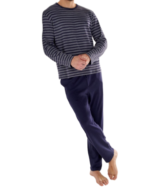 HOM Freedom Long Sleepwear Black White Stripes (Vorbestellung August 2026)