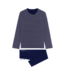 HOM Freedom Long Sleepwear Black White Stripes