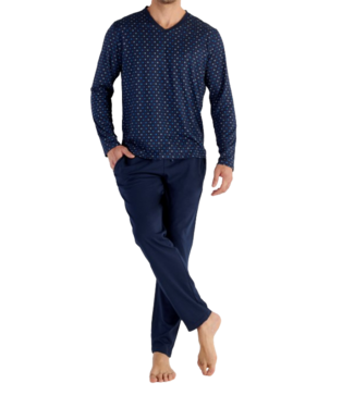 HOM Bo Long Sleepwear Navy Print