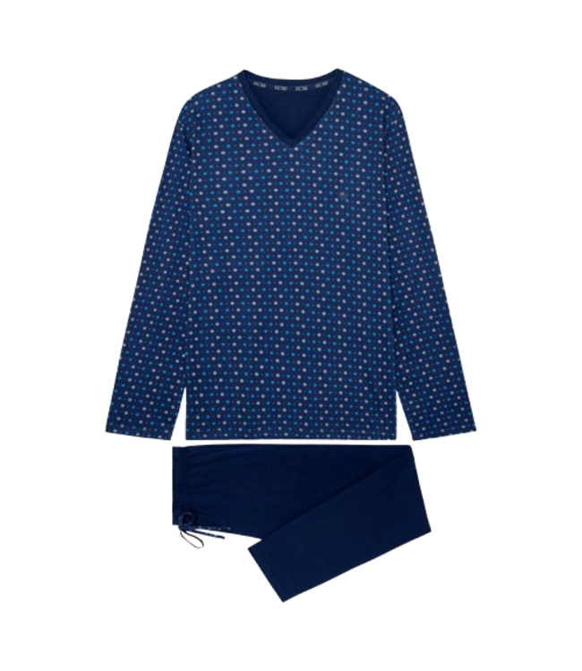 HOM Bo Long Sleepwear Navy Print